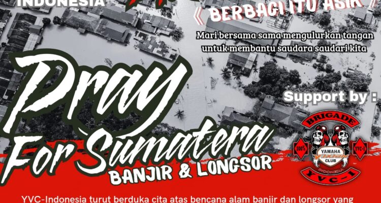 Pray For Sumatera Yamaha Vixion Club Indonesia Gelar Open Donasi
